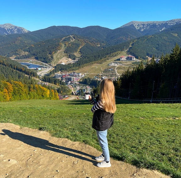 Панорама осінніх гір